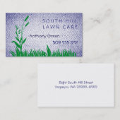 Gras und Unkraut Texturblick-Hintergrund Visitenkarte (Vorne/Hinten)