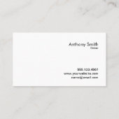 Gras Visitenkarte (Rückseite)