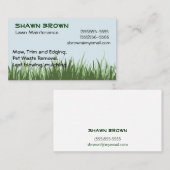 Gras-Visitenkarte Visitenkarte (Vorne/Hinten)