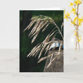 Gras wurde gesät karte (Gelbe Blume)