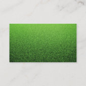 Grasartige Straße Visitenkarte (Rückseite)