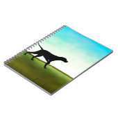 Grasartiger Feld-Zeiger-Hund Notizblock (Linke Seite)