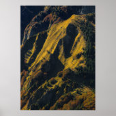Grasberg im Herbst Poster (Vorne)