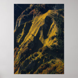 Grasberg im Herbst Poster