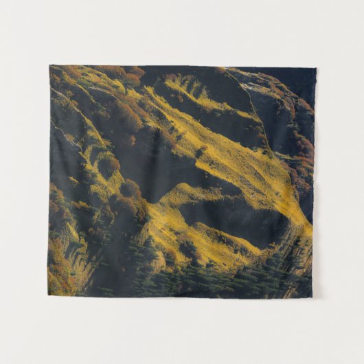 Grasberg im Herbst Wandteppich (Vorderseite (Horizontal))