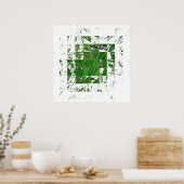 Grasblöcke drucken poster (Küche)