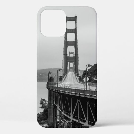 GRASCALE FOTOGRAFIE DER KABELBRÜCKE Case-Mate iPhone HÜLLE (Rückseite)