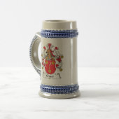 Graser Familienwappen Bierglas (Vorderseite Links)