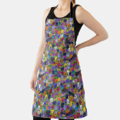 Gräser und Stiefmütterchen Schürze (InSitu)