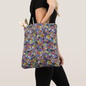 Gräser und Stiefmütterchen Tasche (Von Nahem)