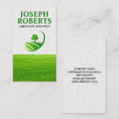 Grasfeld | Logo der Naturstruktur Visitenkarte (Vorne/Hinten)