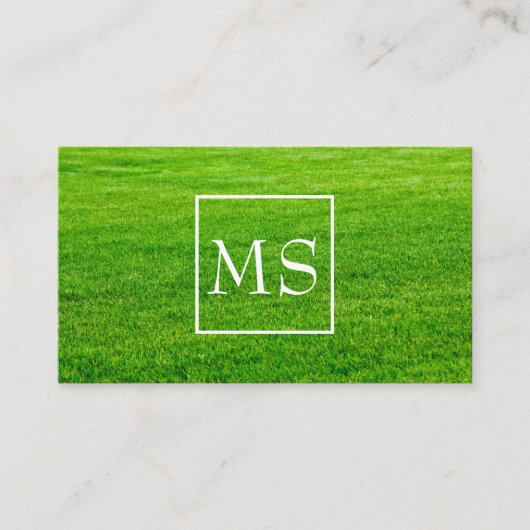 Grasfeld Visitenkarte (Vorderseite)