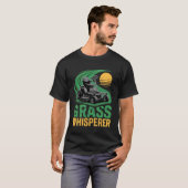 Grasflüsterer Landschaftsgärtner Rasenmäher Gärtne T-Shirt (Vorne ganz)