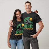 Grasflüsterer Landschaftsgärtner Rasenmäher Gärtne T-Shirt (Unisex)