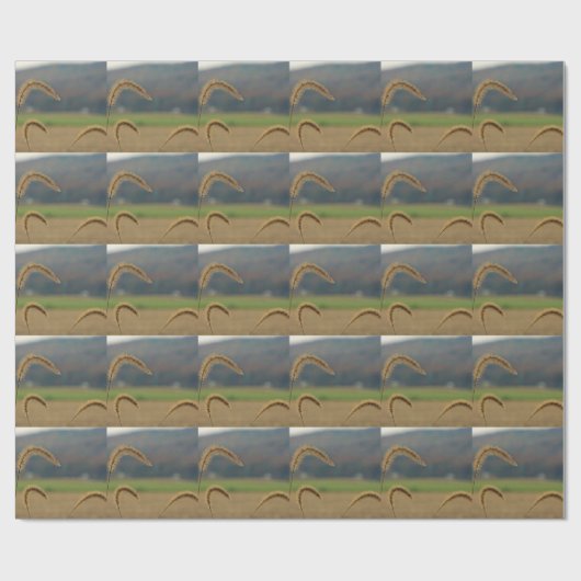 Grasfutter Geschenkpapier (Flach)