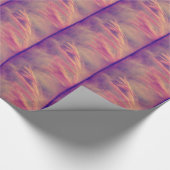 Grasfutter Lila Haze Digitale Kunst Geschenkpapier (Ecke)