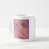 Grasfutter Lila Haze Digitale Kunst Kaffeetasse (Vorderseite Links)
