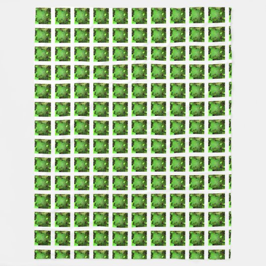 Grasgrün Fleecedecke (Vorderseite)