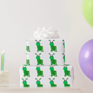 Grasgrün Geschenkpapier