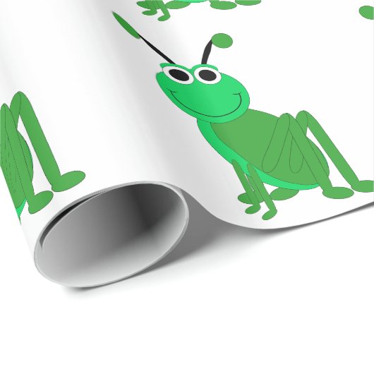 Grasgrün Geschenkpapier (Rolleneckpunkt)