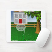 Grasgrüne auf der anderen Seite, sonnig Mousepad (Mit Mouse)
