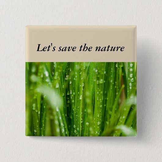 Grashalme Button (Vorderseite)