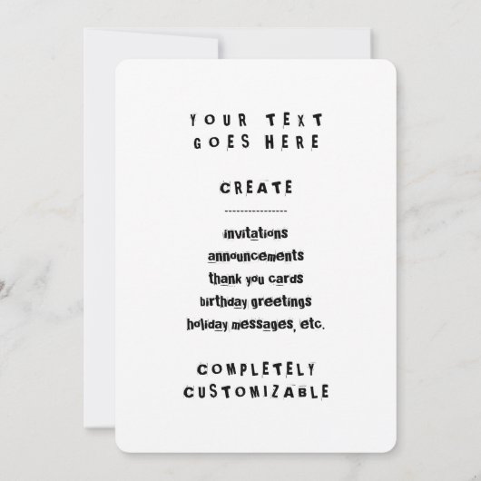 Grasherz Einladung (Rückseite)