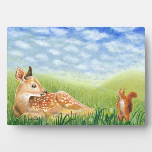 Grasillustration Fotoplatte (Vorderseite)