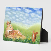 Grasillustration Fotoplatte (Seite)