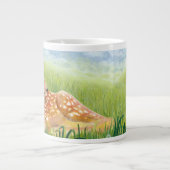 Grasillustration Jumbo-Tasse (Vorderseite)