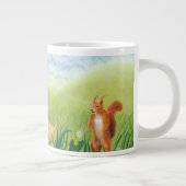 Grasillustration Jumbo-Tasse (Rechts)