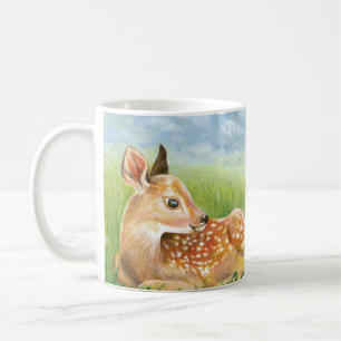 Grasillustration Kaffeetasse