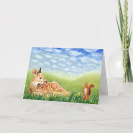 Grasillustration Karte