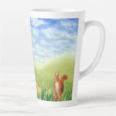 Grasillustration Milchtasse (Rechts)