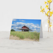 Grasinsel Notecard Karte (Gelbe Blume)