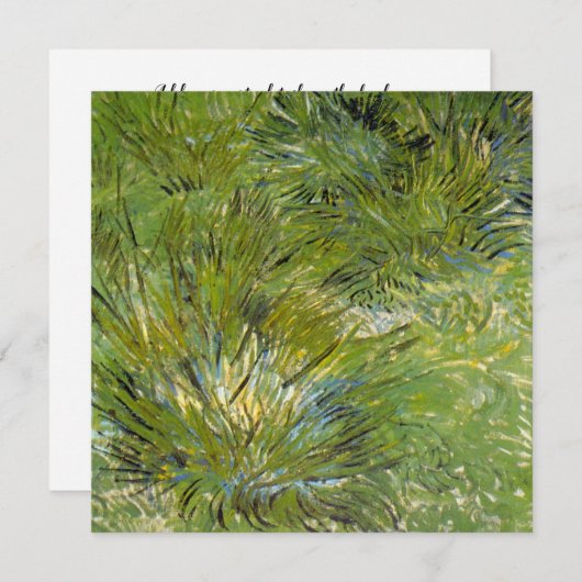 Grasklumpen von Vincent van Gogh (Vorne/Hinten)