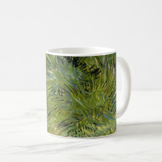 Grasklumpen von Vincent van Gogh Kaffeetasse (VorderseiteRechts)