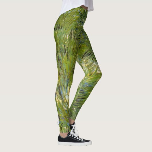 Grasklumpen von Vincent van Gogh Leggings (Rechts)