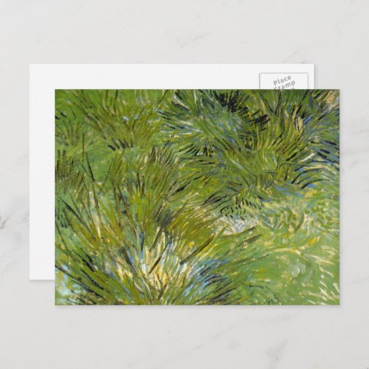 Grasklumpen von Vincent van Gogh Postkarte (Vorne/Hinten)