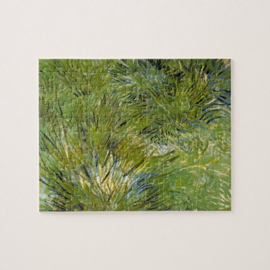 Grasklumpen von Vincent van Gogh Puzzle (Horizontal)