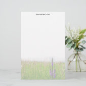 Grasland-Blumen-Briefpapier Briefpapier (Stehend Vorderseite)