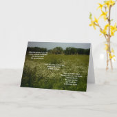 Grasland-Blumen-Karte mit Puzzlespiel-Gedicht Karte (Gelbe Blume)