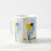 Grasland Coneflower Schale Kaffeetasse (Vorderseite Links)