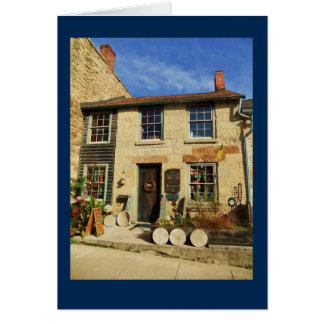 Grasland-Eiche Artican Fassade mit blauer Grenze