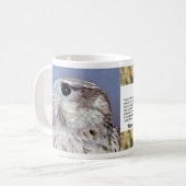Grasland-Falke Kaffeetasse (Vorderseite Links)