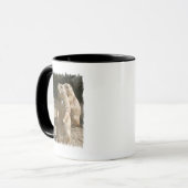 Grasland-HundeFoto-Kaffee-Tasse Tasse (Vorderseite Links)