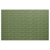 Grasland-HundeParty-Gewebe (dunkelgrün) Stoff (Fat Quarter (45,7 x 55,9 cm))