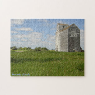 Grasland-Puzzlespiel-Manitoba-Natur-Puzzlespiel Puzzle