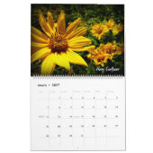 Grasland-Wildblume-Kalender Kalender (Mär 2027)