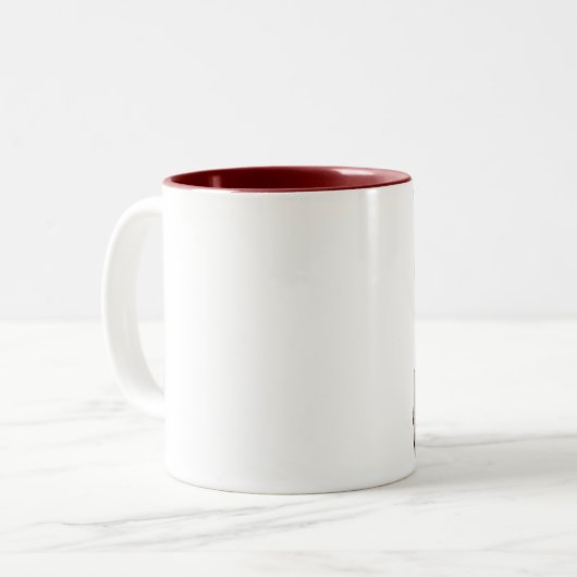 Grasland-Wühlmaus-Tasse Zweifarbige Tasse (Vorderseite Links)